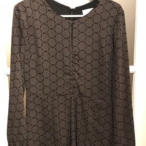 Anthro peasant embroidered blouse